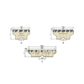 Face milling FMD02 Kr: 67° FMD02-080/100/125/160/200-A27B32/B40/C60-PN11-10/14/18/22/28 - Makotools Industrial Supply Tools for Metal Cutting
